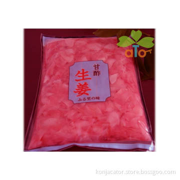 China manufacturer offer best quality pickled sushi ginger for sushi